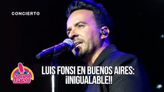 LUIS FONSI en Buenos Aires ¡Inigualable [upl. by Ott]