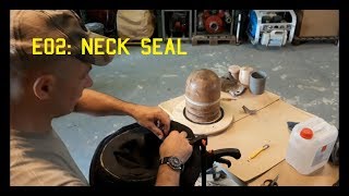 Dry suit neck seal replacement 2 techniques explained in 5 minutes [upl. by Erised]