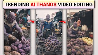 Thanos Selling Fruits in india Viral Ai Reels Editing  Luma Ai New Video Editing [upl. by Clint]