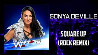 WWE Sonya Deville  Square Up Rock Remix  AE Arena Effects [upl. by Solahcin729]