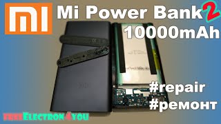 Xiaomi Mi Power Bank 2 10000 mAh repair ремонт описания неисправностей [upl. by Armington]