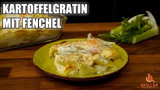 Kartoffelgratin mit Fenchel [upl. by Nalrah]