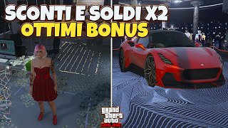 VENDITA CASSE SOLDI X2 SCONTI OTTIMI E SOLDI DOPPI SU GTA ONLINE AGGIORNAMENTO SETTIMANALE [upl. by Vedi]