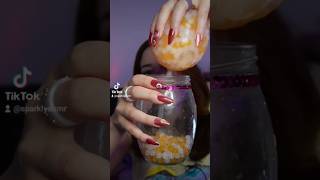 ASMR  JE VIDE UNE BALLE ANTI STRESS pour faire une gelée dorbee asmr 😳 [upl. by Ttocserp165]