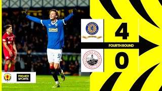 HIGHLIGHTS  Rangers 40 Stirling Albion  Alex Lowry stars on debut in Scottish Cup [upl. by Yenruogis83]