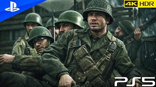 PS5 THE LAST MISSION WW2  Immersive ULTRA Graphics Gameplay 4K 60FPS Call of Duty World War 2 [upl. by Megen134]