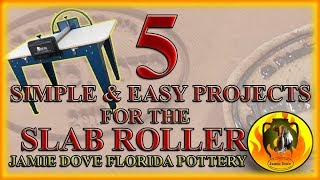 SLAB ROLLER  5 SIMPLE EASY DIY PROJECTS [upl. by Piks]