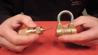 Picking Abloy Classic quothandbagquot lock PL3020 [upl. by Matlick69]