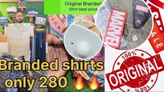 Mumbai ki best surplus clothing shop 100 Original shirt only 280🔥 surplus shirts branded clothes [upl. by Aneej]