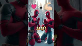 Deadpool vs Venoms and SpiderMan marvel spiderman deadpool animals [upl. by Naanac]