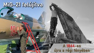 MIG21  a legendás vadászrepülő  A 1844es újra a régi fényében [upl. by Dominik]