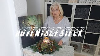 quotDIYquot Adventsgesteck  Bärbel´s Wohn amp Deko Ideen [upl. by Sirrep]