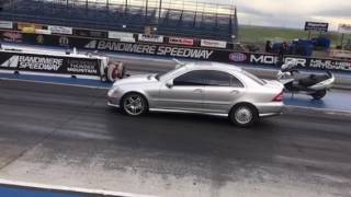 C55 amg supercharge vs hellcat [upl. by Atived]