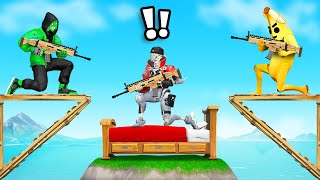 Playing BED WARS VS Jelly and Crainer In Fortnite [upl. by Toscano552]