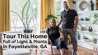 Tour This Eclectic ArtFilled Home in Georgia  Home Tours  HGTV Handmade [upl. by Ayanet]