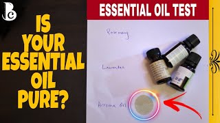 How To Test The Purity Of Essential Oils At Home  Bearded Chokra [upl. by Oliver]