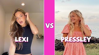 Lexi Rivera Vs Pressley Hosbach TikTok Dances Compilation [upl. by Nivanod]