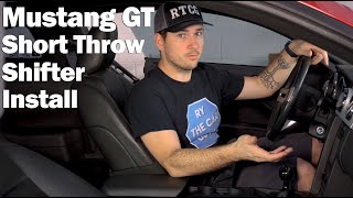 How To Install A Short Throw Shifter In A 0510 Mustang GT [upl. by Cutlip]