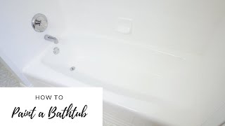 How to Paint your Bathtub and Shower Tile [upl. by Elletsyrk490]