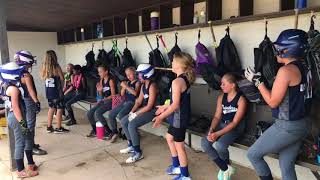 Softball chant Rock the boat 71418 [upl. by Ecertal]