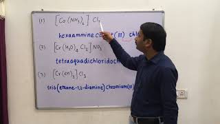 911Simple Trick to Write IUPAC Name Of Coordination Compounds containing complex cation [upl. by Eatnoid]