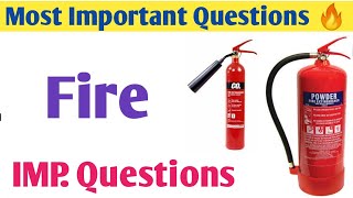 most important fire amp fireman questions exam paper 2020 [upl. by Merdith]