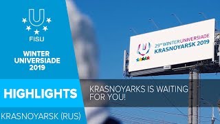 Krasnoyarks is waiting for you❄️ I 29th Winter Universiade 2019 in Krasnoyarsk Russia [upl. by Euton]