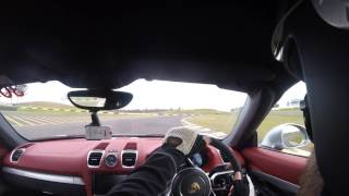 Porsche Boxster Spyder 2016 Track Session POV [upl. by Nomrah874]