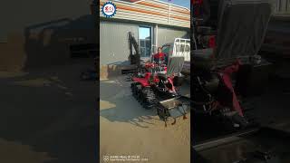 Hot Sale Compact Mini Tractor Micro Cultivator with Powerful Diesel Engine rotarytiller rotavator [upl. by Yenalem]