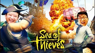 SEA OF THIEVES ĐỤT 4 DŨNG CT HY SINH ĐÁNH BOM CHÌM TÀU ĐỊCH  Đạt Vũ khóc hết nước mắt [upl. by Eirual]