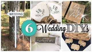 6 DIY Wedding Decor  I SAVED HUNDREDS   Wedding on a Budget [upl. by Lenee923]