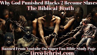 Why God Punished Blacks 2 Become Slaves On Super Fan Bible Study Page Banned From YouTube [upl. by Kilmarx]