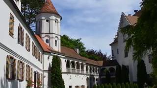 Mittelbiberach Oberschwaben Ortsdurchfahrt Schloss und Kirche  Drivethrough Castle and Church [upl. by Dawson]