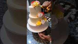 3 step cake design children day special cakecake [upl. by Laved639]