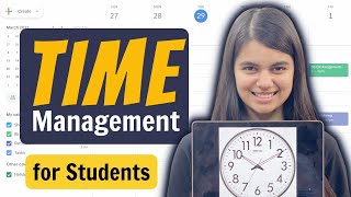 How to make the Best Time Table  Time Management for Students [upl. by Yolanthe849]