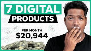 7 Digital Product Ideas Using AI to Make Passive Income 💰20944Month [upl. by Martreb]