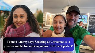 Tamera Mowry says Scouting at Christmas is a great example for working moms Life isnt perfect [upl. by Hewie28]