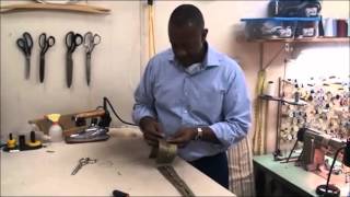 How to make a HANDCRAFTED tie with Robert Surratt [upl. by Melodee]