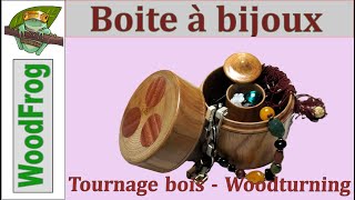 Boite à bijoux en châtaignier [upl. by Oivlis]