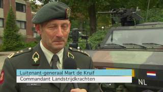 De Kruif treedt aan als landmachtcommandant [upl. by Minette51]