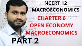 open economy macroeconomics class 12  macroeconomics class 12 chapter 6 [upl. by Saudra290]