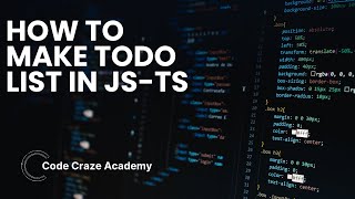 How to make TODO list using Node JsTODO list Javascript Tutorial for beginners [upl. by Notyal]