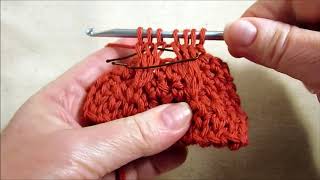 Live Loop Crochet Stitches and Cables a Demonstration [upl. by Justen557]