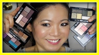 Maybelline City Mini Palettes Review amp Swatches [upl. by Nnod]