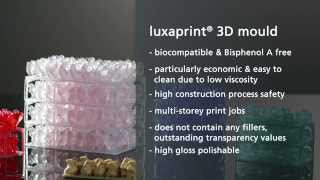 luxaprint® 3D mould – Rapid Prototyping UV 378388 nm  EN [upl. by Ettie]