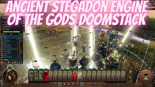 Ancient Stegadon Engine Of The Gods Doomstack Warhammer III [upl. by Sauveur]