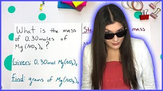 Converting Grams to Moles Using Molar Mass  How to Pass Chemistry [upl. by Trellas475]