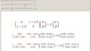 Eigenvalue Problem for 22 Hermitian Matrices [upl. by Onilegna]