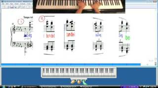 Clair de lune from scratch Piano Lesson 23 Measures 1516 Part 3 [upl. by Issi163]