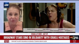 Broadway stars sing in solidarity with the hostages being held in Gaza [upl. by Galateah]